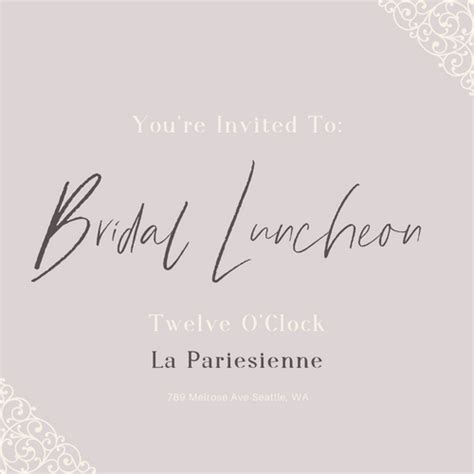 Artist-Made Luncheon invitations Design Templates | Shutterstock