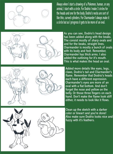 yoshitaka.deviantart.com - drawing Pokemon. | Drawing tutorial, Pokemon ...