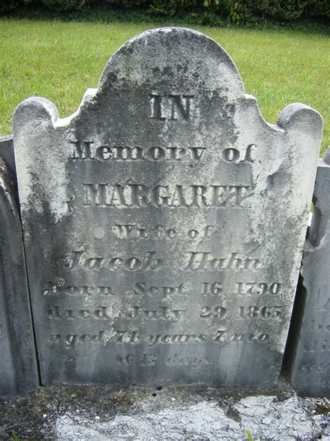 Margaret Erb Hahn 1790 1865 Find A Grave Memorial