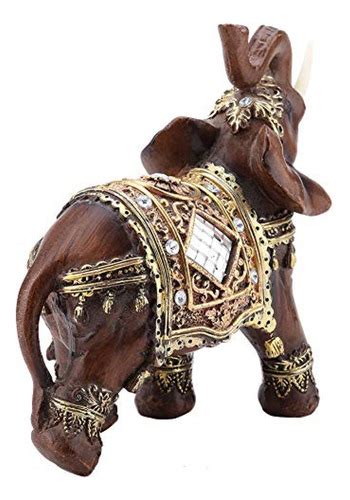 Figura Buda Feng Shui Grano De Madera Elegante Elefante Esta Cuotas