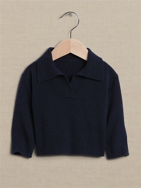 Baby Cashmere Sweater Polo Banana Republic