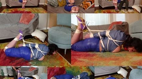 Hot Busty Cuban Helplessly Hogtied MP4 SD 3500kbps Hunters Lair Bondage Clips4sale