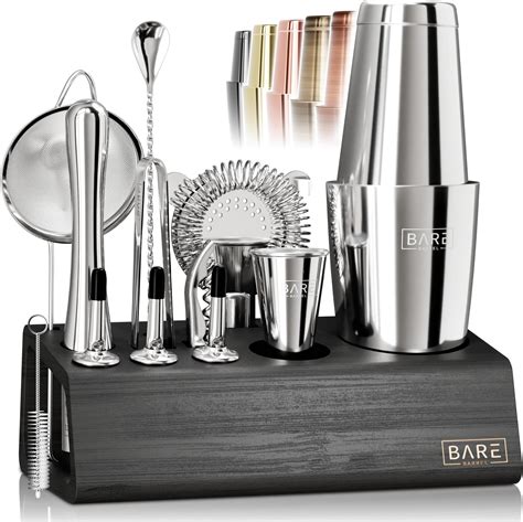 Amazon Piece Bar Set Cocktail Shaker Bartender Kit Cocktail