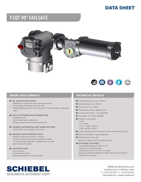 Failsafe 90 Schiebel Actuators