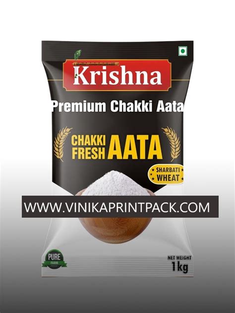 Printed Laminated Roll And Pouch Kg Atta At Rs Kg Atta Packing