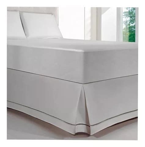 Saia Para Cama Box Kacyumara Box Solteiro Fendi Expansível Até 188cm X