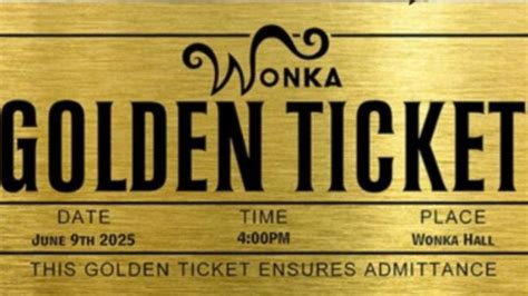 Pin By Marianna Frufru On I Tuoi Pin Golden Ticket Chocolate Factory Gold Ticket