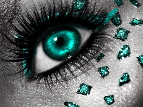 Green Eye wallpapers | Teal eyes, Turquoise eyes, Eye art