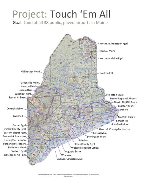 Airports In Maine Map | Carolina Map