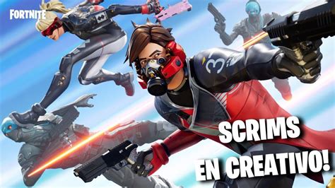 Scrims En Creativo Con Suscriptores Fortnite En Directo Youtube