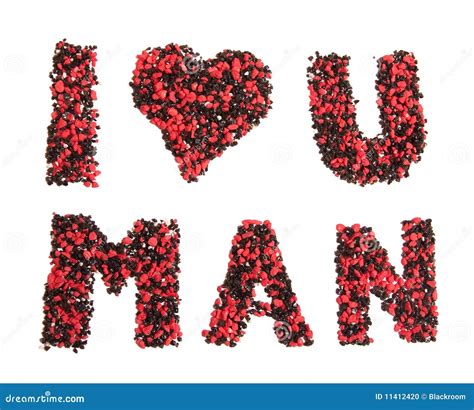 I Love You Man Sign Stock Photo Image Of Black Dark 11412420