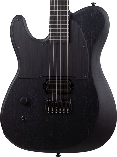 Schecter PT Black Ops Left-handed Electric Guitar - Black | Sweetwater