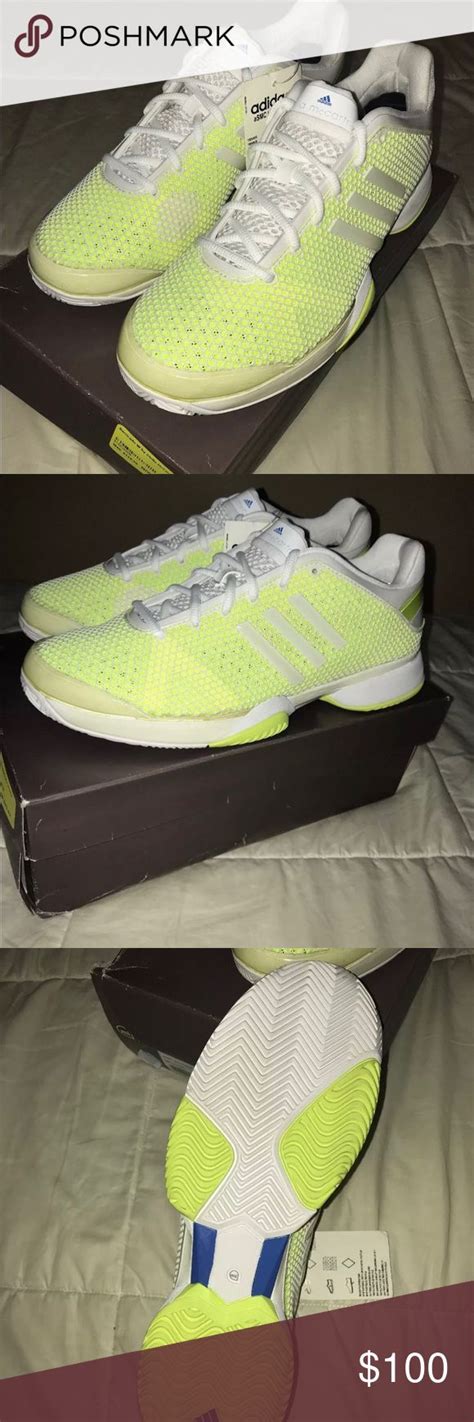 Neon Yellow Adidas Mccartney Tennis Shoe Size 10 Yellow Adidas Neon