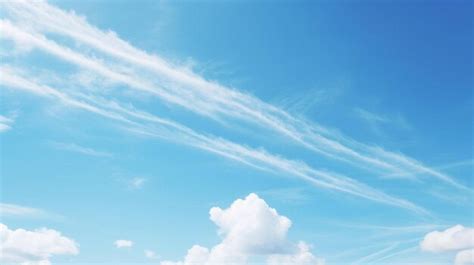 Nubes en el cielo con una pequeña nube blanca Foto Premium