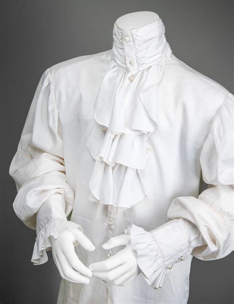 Princes Iconic Ruffled Shirt And Brooches From 1985 American Music