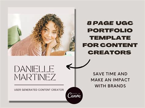Ugc Portfolio Ugc Creator Portfolio Ugc Portfolio Template Ugc