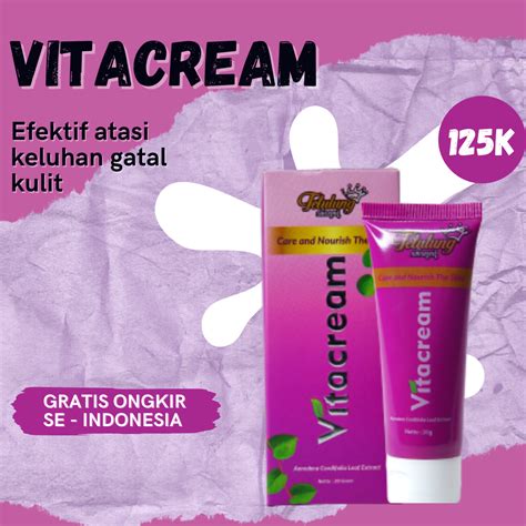 Vitacream 20gr Salep Obat Gatal Selangkangan Hitam Lazada Indonesia