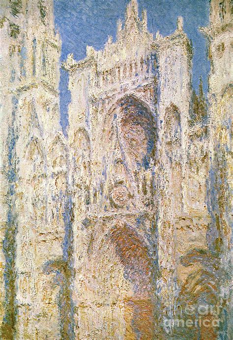 Rouen Cathedral Painting by Claude Monet | Pixels