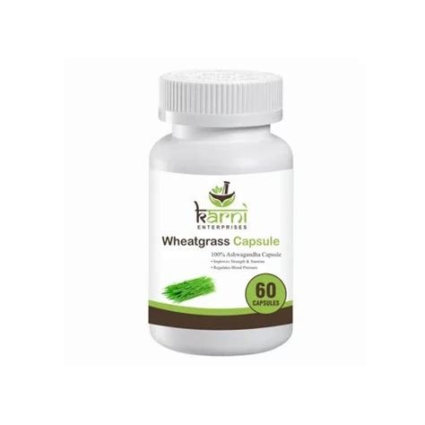 Wheatgrass Capsule, 60 Capsules at Rs 85/bottle in Jaipur | ID ...