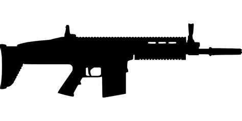 Svg Arma Rifle Pistola Pistola Imagen E Icono Gratis De Svg Svg Silh