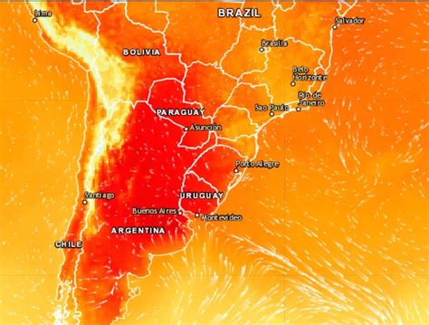 Fuerte Ola De Calor En Sudam Rica Pone En Alerta A Varios Pa Ses De La