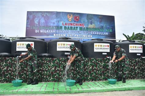 Ksad Resmikan Titik Sumber Air Hasil Tni Ad Manunggal Air