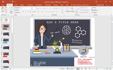 Interactive Powerpoint Presentation Templates Free Download