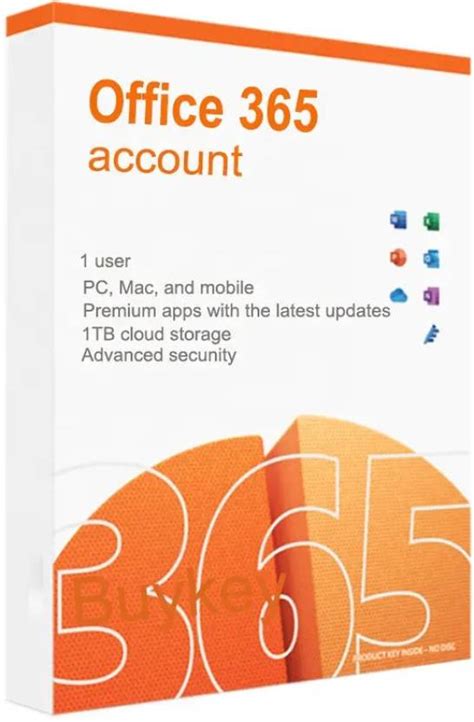 MICROSOFT Office 365 For 1 Users/PC (Lifetime Validity) - MICROSOFT ...