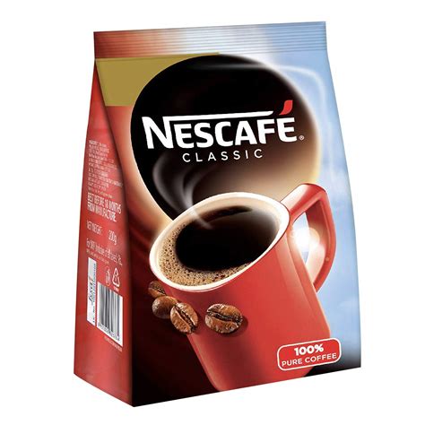 NESCAFE Classic Instant Coffee 200g Stabilo Pouch Amazon In Grocery