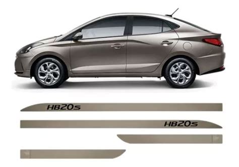 Friso Lateral Porta Slim Hyundai Hb20 Sedan Cor Original Parcelamento