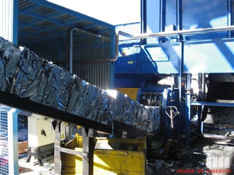 Three Ram Balers Techonology For Solid Waste Recycling Shear Balers