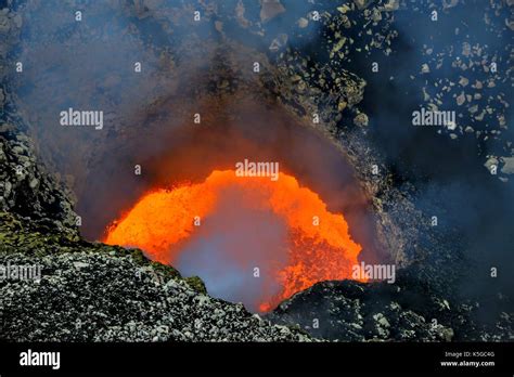 Masaya volcano active lava lake Nicaragua Stock Photo - Alamy