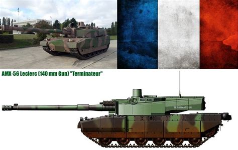 Amx 56 Leclerc 140mm Terminator Military Vehicles Tanks Military