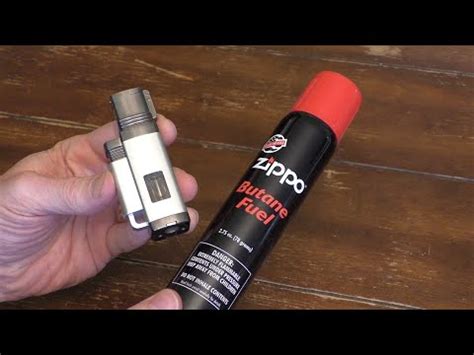 How To Fill Your Torch Lighter With Butane Youtube