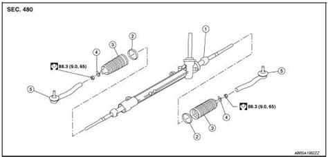 Nissan Rogue Service Manual Unit Disassembly And Assembly Steering