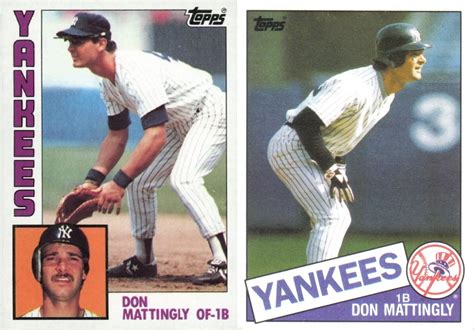 Tubbs Baseball Blog The Unforgettable Topps Cards From Don Mattinglys