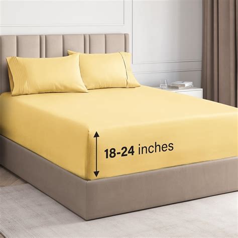 Amazon Extra Deep Pocket Sheets Piece Sheet Set King Size