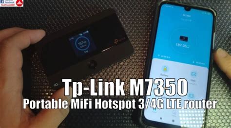 Tp Link M7350 MiFi Portable Hotspot 4G LTE Router BENISNOUS