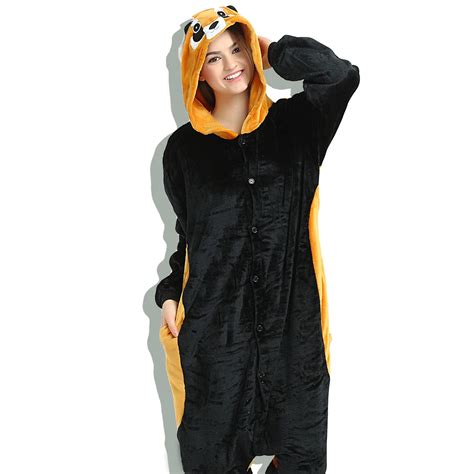 New Adult Animal Raccoon Pajamas Sleepsuit Onesies Cosplay Pyjamas