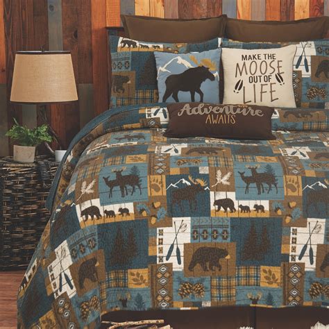 Woodland Trails Quilted Bedding Set The National Wildlife Federation