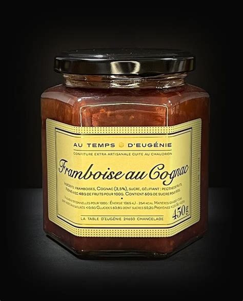 Confiture Framboise au Cognac Au temps dEugénie