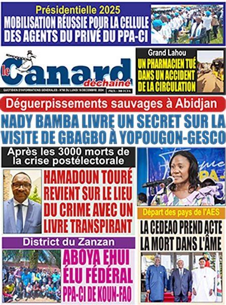 Titrologie de Le Canard Déchaîné N98 du lundi 16 décembre 2024