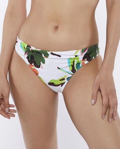 Bikini Red Point Braguita Básica Estampada de Flores Tienda Azulik