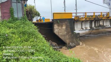 Akses Menuju BIM Ditutup 3 Hari Akibat Jembatan Kembar Rusak Diterjang