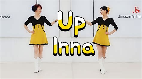 Up Lnna Line Dance Improver Youtube