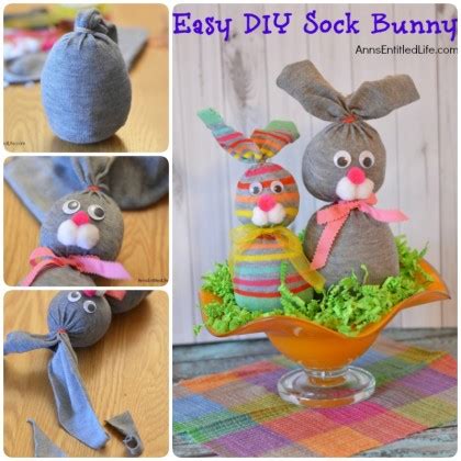 DIY Sock Bunny - Cool Creativities