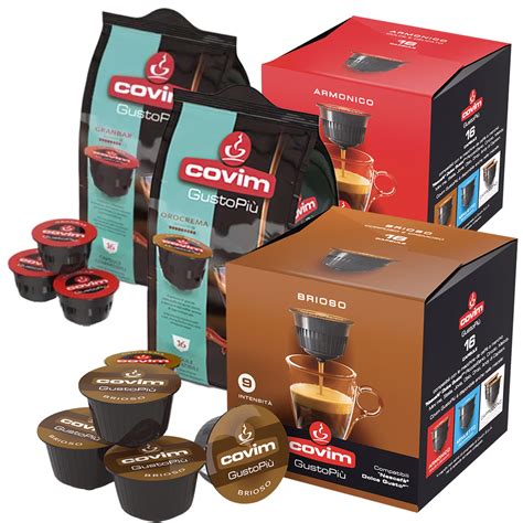 Комплект за дегустация Covim 64 бр Dolce Gusto съвместими капсули