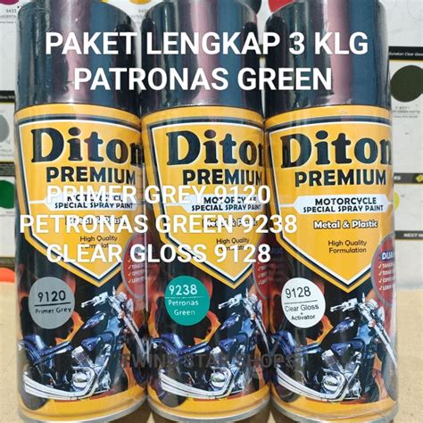 Pilok Pilox Cat Semprot Diton Premium Paket Lengkap 3 Kaleng 400cc