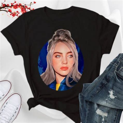 Billie Eilish White T Shirt Re23