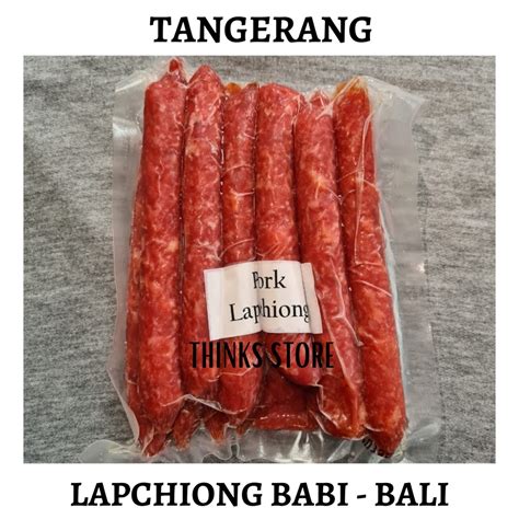 Jual Sosis Lapciong Babi Bali Sosis Babi Manis Bali Makanan